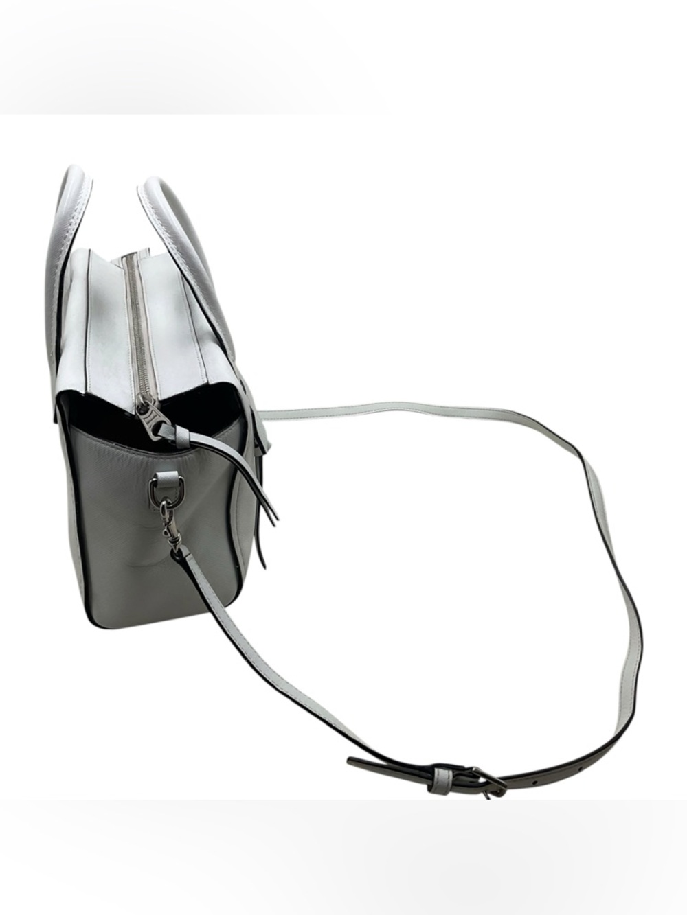 {COACH} Bleecker Mini Riley Carryall Crossbody in Saffiano Leather - Picture 11 of 16